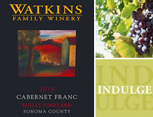 Watkins Cabernet Franc wine label
